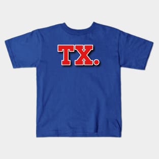 Texas Type Kids T-Shirt